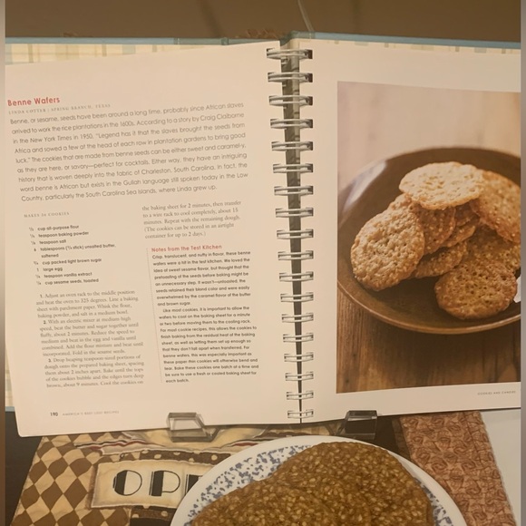 America's Best Lost Recipes Cookbook - Blue and White - Picture 2 of 4